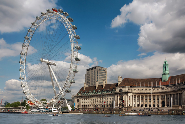 View of the London Eye. London Eye COLOURBOX12081281